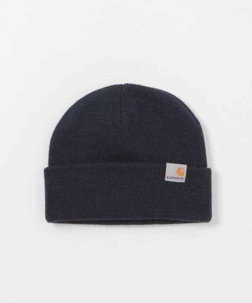Carhartt（カーハート）の「CARHARTT　STRATUS HAT LOW（ニットキャップ/ビーニー・メンズ・ブラック/ブラウン/ネイビー・ONE）」の5枚目の写真