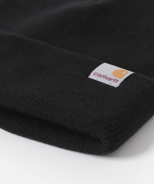Carhartt（カーハート）の「CARHARTT　STRATUS HAT LOW（ニットキャップ/ビーニー・メンズ・ブラック/ブラウン/ネイビー・ONE）」の8枚目の写真