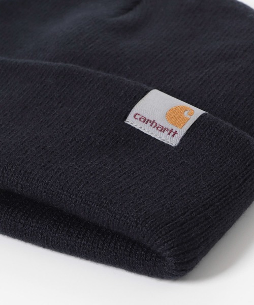 Carhartt（カーハート）の「CARHARTT　STRATUS HAT LOW（ニットキャップ/ビーニー・メンズ・ブラック/ブラウン/ネイビー・ONE）」の11枚目の写真