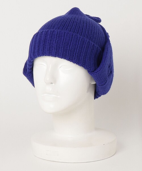 GEVACO（ゲバコ）の「【GEVACO/ゲバコ】イヤーマフニットキャップ（ニットキャップ/ビーニー・レディース・ブルー/ネイビー/チャコールグレー・FREE）」の7枚目の写真