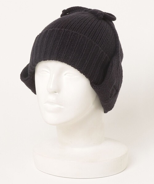 GEVACO（ゲバコ）の「【GEVACO/ゲバコ】イヤーマフニットキャップ（ニットキャップ/ビーニー・レディース・ブルー/ネイビー/チャコールグレー・FREE）」の8枚目の写真