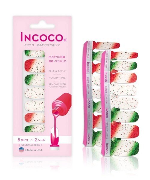 INCOCO　貼るだけマニキュア　8パッケージセット INCOCO貼るだけマニキュア8パッケージセット