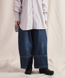 [Brocante / ブロカント]  10ozムラデニム トヌーパンツ