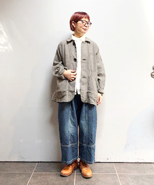 Brocante / ブロカント] 10ozムラデニム トヌーパンツ | Domingo