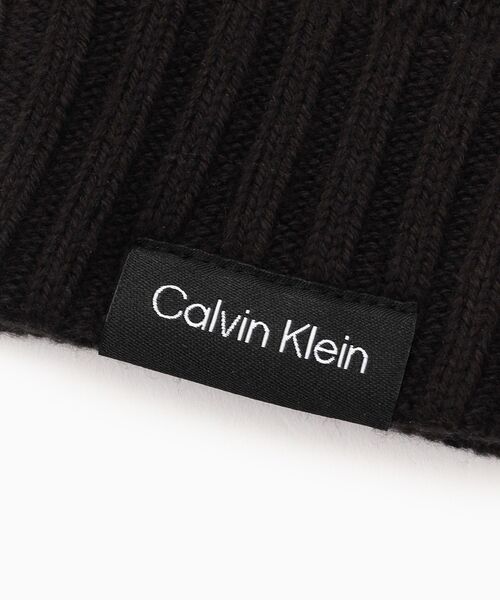 Calvin Klein（カルバン・クライン）の「クラシックコットンリブグローブ 手袋（手袋・メンズ・ブラック/グレー・FREE）」の5枚目の写真