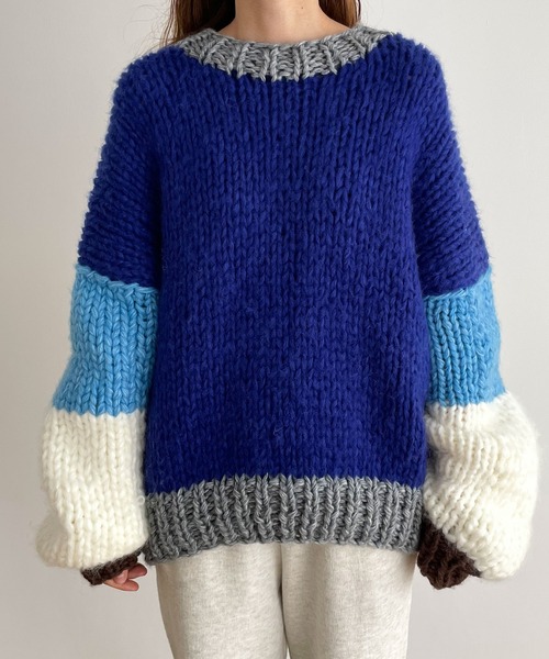 El marパターンハンドニット