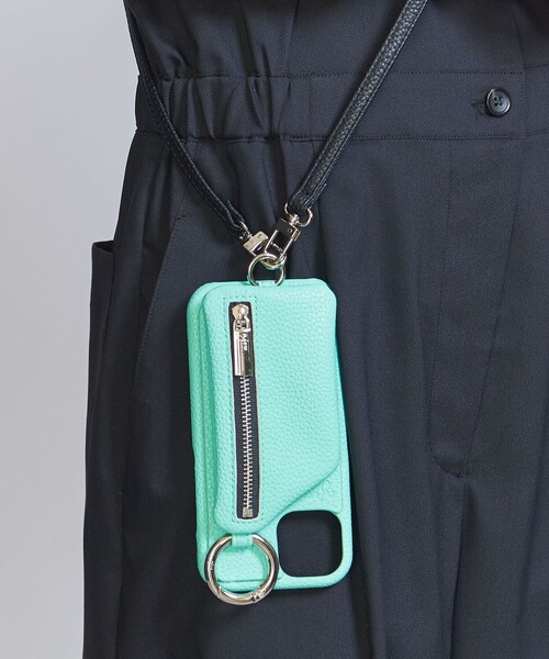 ajew（エジュー）の「＜ajew＞CADENAS ストラップ iPhone15ケース（スマホケース/カバー・レディース・ベージュ/ブラック/ライム/ダークブラウン/ライトピンク・FREE）」の4枚目の写真