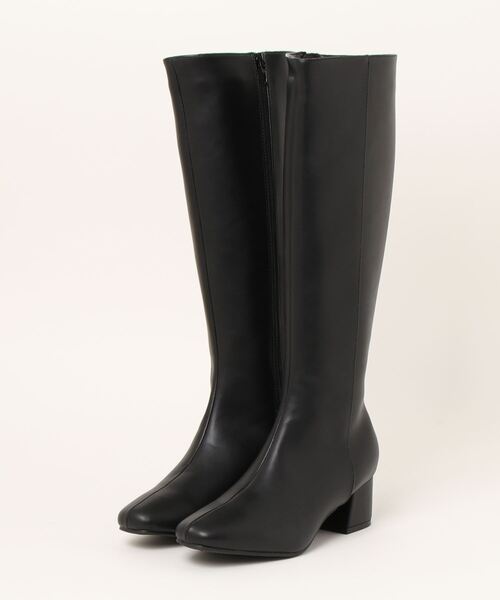 フェイクレザーロングブーツ（ブーツ）｜KOBE LETTUCE（コウベレタス