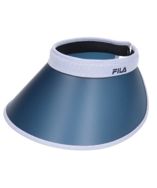FILA(フィラ)の「FILA/フィラ FLW ST CLIP VISOR(サンバイザー・レディース・ネイビー/ブラック・ONE SIZE)」の2枚目の写真