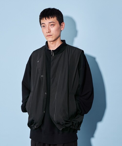 CITEN（シテン）の「＜CITEN＞ライト パデッド ベスト（ベスト・メンズ・ブラック/グレー・L/M）」の12枚目の写真