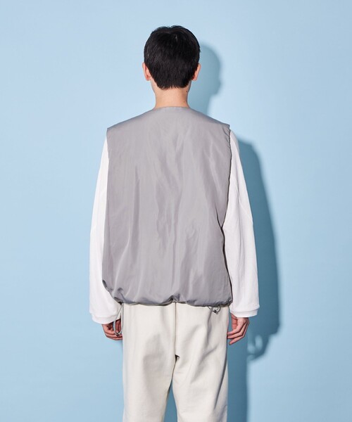 CITEN（シテン）の「＜CITEN＞ライト パデッド ベスト（ベスト・メンズ・ブラック/グレー・L/M）」の18枚目の写真