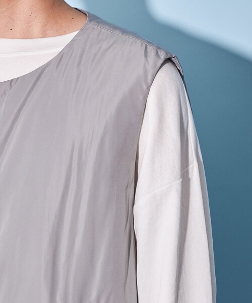 CITEN（シテン）の「＜CITEN＞ライト パデッド ベスト（ベスト・メンズ・ブラック/グレー・L/M）」の20枚目の写真