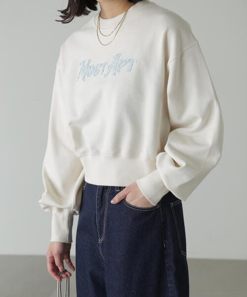 FREE'S MART(フリーズマート)の「◆サガラワッペンショート丈スウェット(スウェット・レディース・ホワイト/ホワイト系その他/ブラック・FREE)」の17枚目の写真