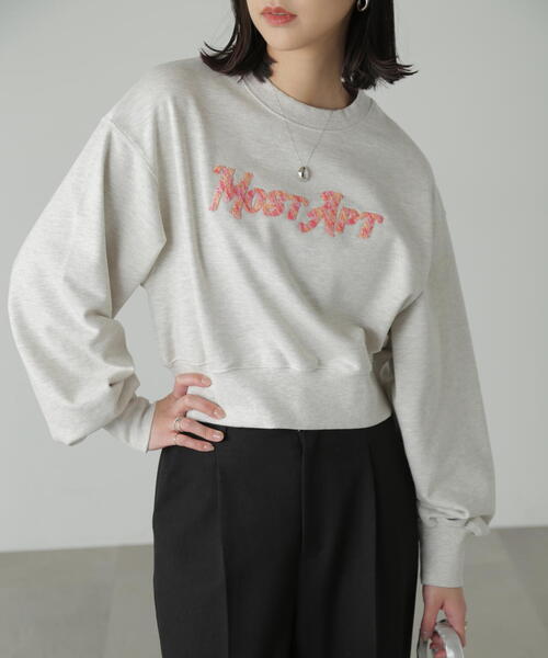 FREE'S MART(フリーズマート)の「◆サガラワッペンショート丈スウェット(スウェット・レディース・ホワイト/ホワイト系その他/ブラック・FREE)」の20枚目の写真