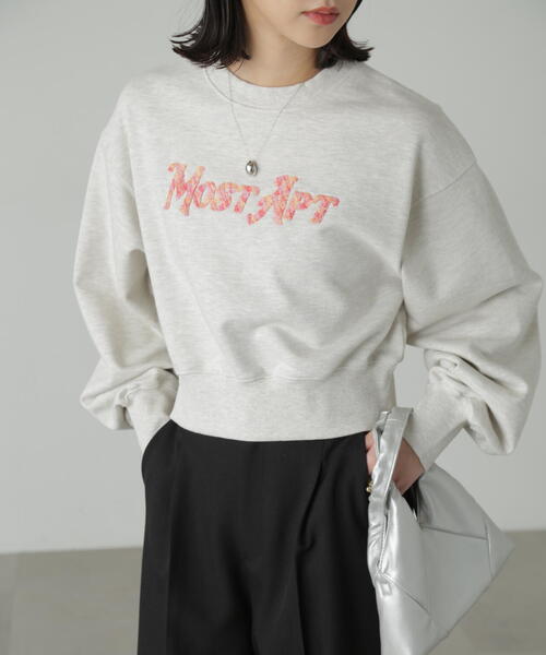 FREE'S MART(フリーズマート)の「◆サガラワッペンショート丈スウェット(スウェット・レディース・ホワイト/ホワイト系その他/ブラック・FREE)」の21枚目の写真