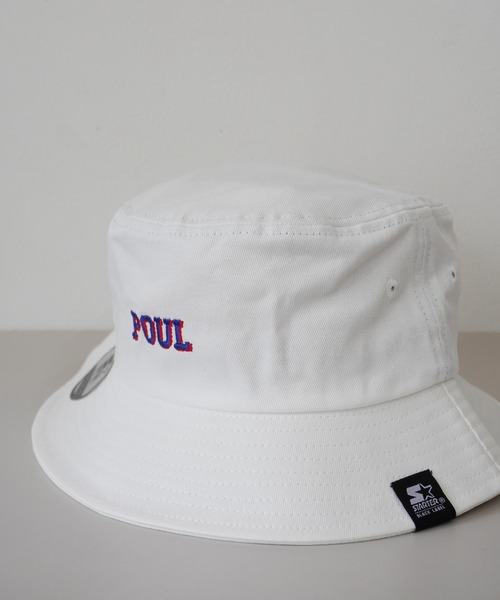Port（ポート）の「【 STARTER BLACK LABEL / スターター 】 New ワンポイント バケット ハット（ハット・メンズ・ホワイト系その他3/ブラック系その他3/ベージュ系その他/ホワイト系その他2/ブルー系その他/グリーン系その他/ナチュラル/ブラック系その他/ホワイト系その他/ブラック系その他2/アイボリー/ブラック系その他4/ネイビー/ブルーグレー/ブラック・FREE）」の16枚目の写真