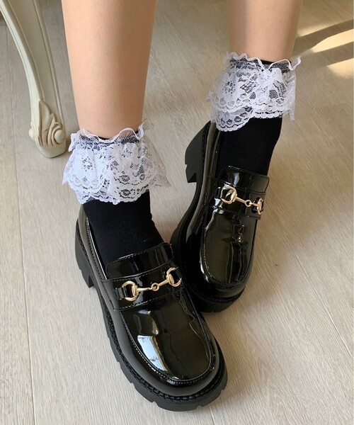 cs T&P(シーエスティーアンドピー)の「【抗菌・消臭】ビット付きローファーパンプス(パンプス・レディース・ブラック系5/アイボリー/ブラック系8/ダークブラウン/ダークブラウン系1・L/M/LL/S/XL)」の18枚目の写真