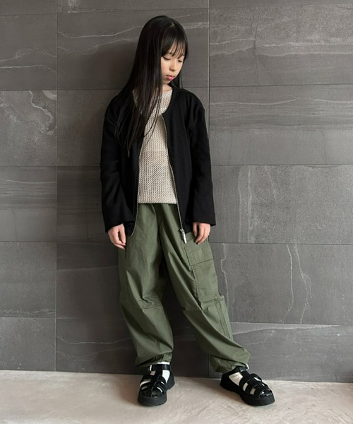 CIAOPANIC TYPY（チャオパニックティピー）の「【KIDS】袖フレアリブ