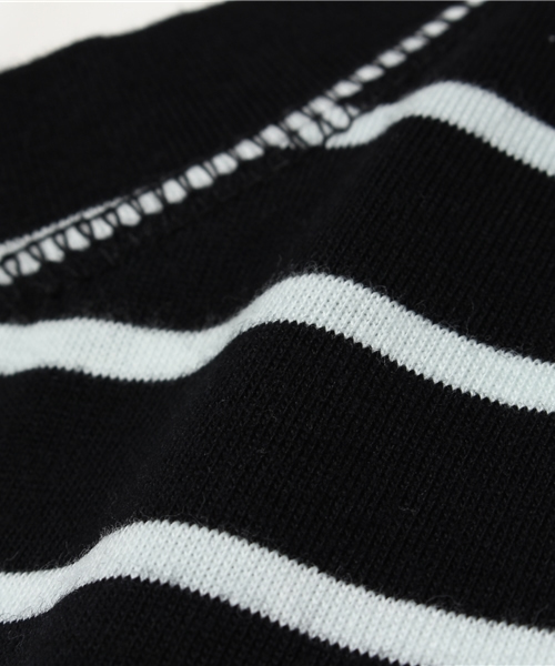 AZUL by moussy（アズールバイマウジー）の「C100%サイドZIPボーダータンク（タンクトップ・レディース・ブラック系その他/ホワイト系その他・LARGE/SMALL/MEDIUM/X-LARGE）」の9枚目の写真