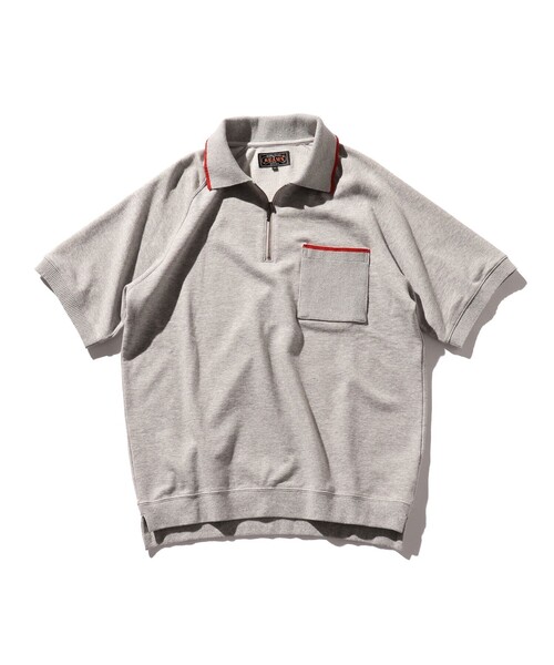 BEAMS PLUS（ビームスプラス）の「BEAMS PLUS / ハーフジップ ポロシャツ（ポロシャツ・メンズ・グレー/ナチュラル/イエロー・XL/L/M/S）」の2枚目の写真