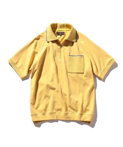 BEAMS PLUS / ハーフジップ ポロシャツ
