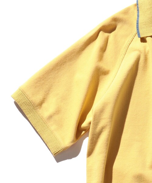 BEAMS PLUS（ビームスプラス）の「BEAMS PLUS / ハーフジップ ポロシャツ（ポロシャツ・メンズ・グレー/ナチュラル/イエロー・XL/L/M/S）」の13枚目の写真
