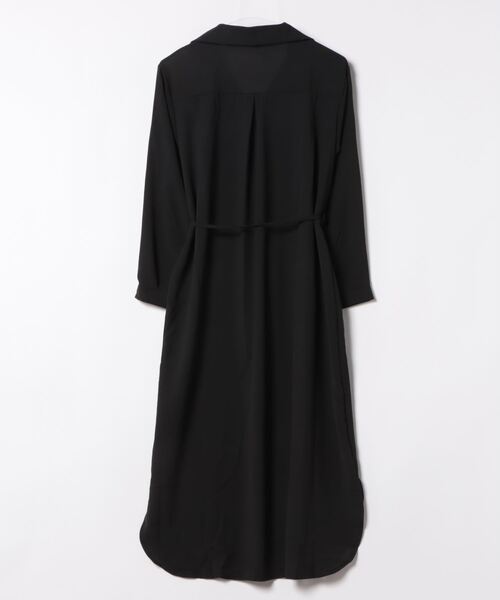 Jayro(ジャイロ)の「ウエストマーク開襟ロングワンピース(ワンピース・レディース・ベージュ/ブラック/ブルー・FREE)」の6枚目の写真