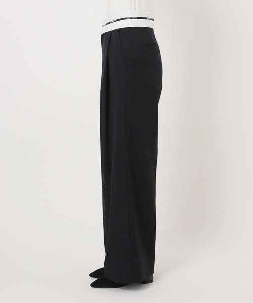 PROTAGONISTA（プロタゴニスタ）の「【PROTAGONISTA/プロタゴニスタ】タックパンツ（スラックス・レディース・ブラック/ベージュ・X-SMALL/SMALL）」の12枚目の写真