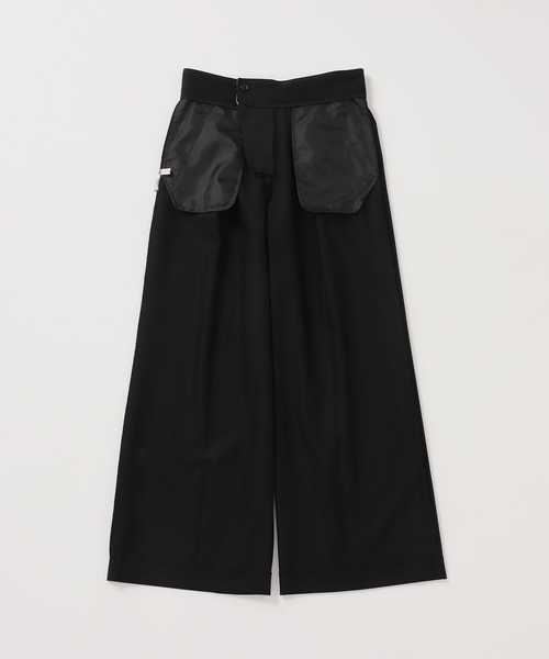 PROTAGONISTA（プロタゴニスタ）の「【PROTAGONISTA/プロタゴニスタ】タックパンツ（スラックス・レディース・ブラック/ベージュ・X-SMALL/SMALL）」の21枚目の写真