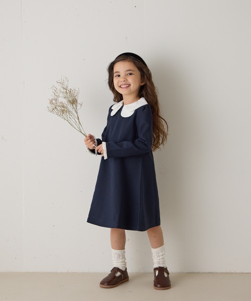 リンクコーデ】ダブルカラーセレモニーワンピース（ワンピース