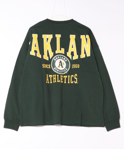 MLB(メジャーリーグベースボール)の「【MLB 】バックロゴ ロングスリーブTシャツ/メンズ(Tシャツ/カットソー・メンズ・ブラック/グレー/ネイビー/ホワイト/グリーン・M/L/LL)」の6枚目の写真