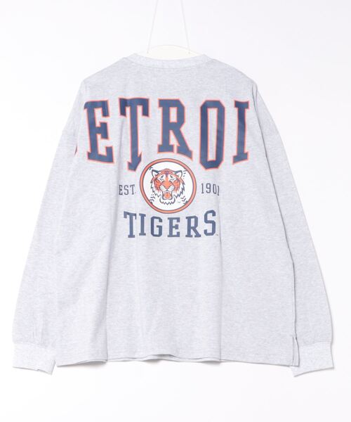 MLB(メジャーリーグベースボール)の「【MLB 】バックロゴ ロングスリーブTシャツ/メンズ(Tシャツ/カットソー・メンズ・ブラック/グレー/ネイビー/ホワイト/グリーン・M/L/LL)」の9枚目の写真