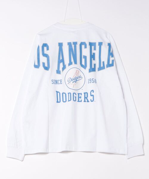 MLB(メジャーリーグベースボール)の「【MLB 】バックロゴ ロングスリーブTシャツ/メンズ(Tシャツ/カットソー・メンズ・ブラック/グレー/ネイビー/ホワイト/グリーン・M/L/LL)」の10枚目の写真