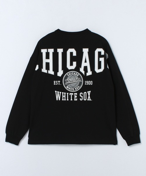 MLB(メジャーリーグベースボール)の「【MLB 】バックロゴ ロングスリーブTシャツ/メンズ(Tシャツ/カットソー・メンズ・ブラック/グレー/ネイビー/ホワイト/グリーン・M/L/LL)」の19枚目の写真