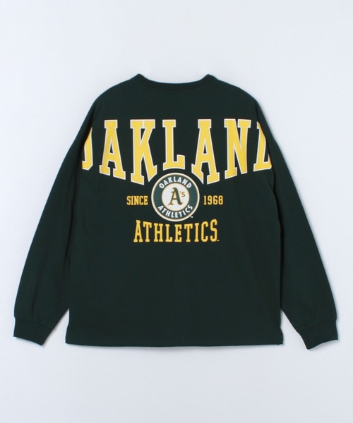 MLB(メジャーリーグベースボール)の「【MLB 】バックロゴ ロングスリーブTシャツ/メンズ(Tシャツ/カットソー・メンズ・ブラック/グレー/ネイビー/ホワイト/グリーン・M/L/LL)」の21枚目の写真