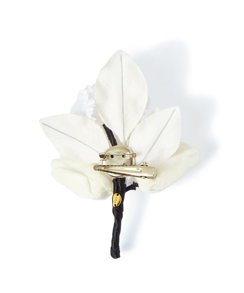 IRIS47（イリスフォーセブン）の「【IRIS 47】clara corsage CS7（ブローチ/コサージュ・レディース・ホワイト・FREE）」の4枚目の写真