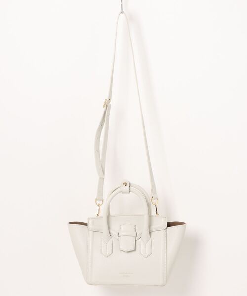 CHRISTIAN VILLA（クリスチャンヴィラ）の「【CHRISTIAN VILLA】ベーシックスモールハンドバッグ(Q46506)（ハンドバッグ・レディース・ブラック/オフホワイト・ALL）」の7枚目の写真