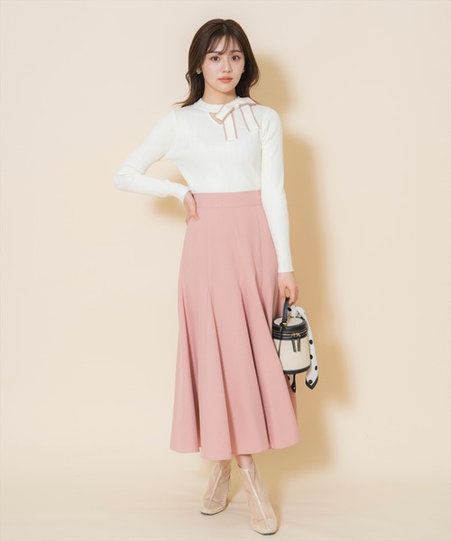 WILLSELECTION(ウィルセレクション)の「アシメリボンプルオーバー(ニット/セーター・レディース・ホワイト系その他/ブラック/オフホワイト・FREE)」の22枚目の写真