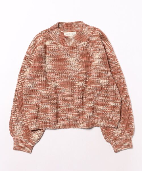 【セール】《Rylee＋Cru》KNIT SWEATER || HEATHERED SPICE（その他ベビー用品）｜Rylee + Cru（ライリーアンドクルー）