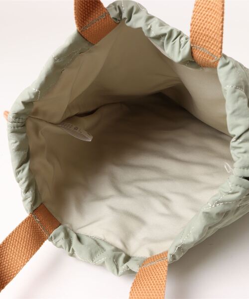 DONOBAN（ドノバン）の「キッズ キルティングナップサック（エコバッグ/サブバッグ・キッズ・スモークピンク/ネイビー/ミント/イエロー・ONESIZE）」の7枚目の写真