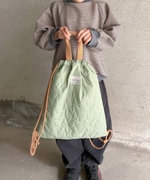 DONOBAN | キッズ キルティングナップサック(エコバッグ/サブバッグ)