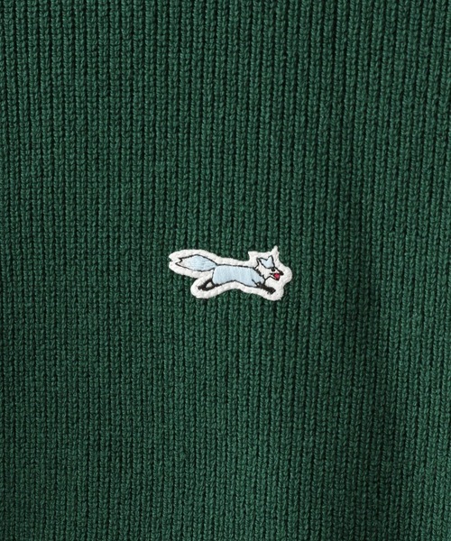 RAGEBLUE（レイジブルー）の「【THE FOX】ロゴワッペン/ルーズニットベストカーディガン（ベスト・メンズ・グリーン/ブラック・MEDIUM/LARGE）」の13枚目の写真