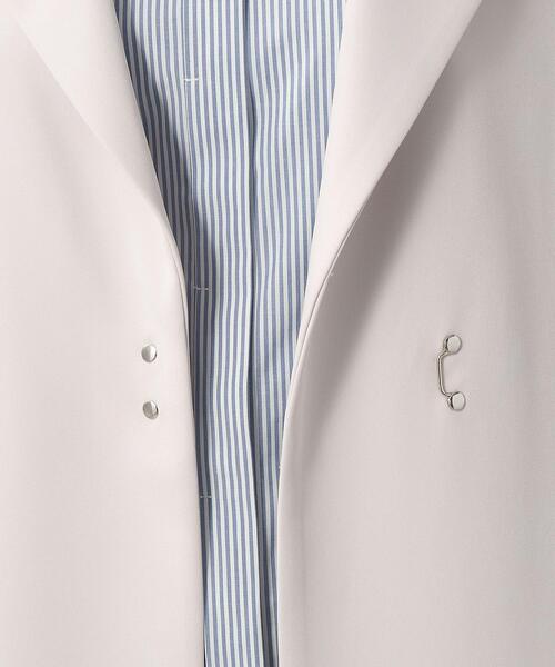 index（インデックス）の「◆ベルト付き ノーカラーコート【洗える/ストレッチ/イージーアイロン/防シワ】（ノーカラーコート・レディース・ライトオレンジ系/ナチュラル/ネイビー・36/38/40/42）」の7枚目の写真