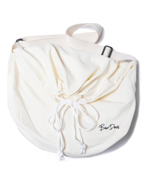 BEN DAVIS(ベンデイビス)の「《BEN DAVIS》NYLON DRAW STRING SHOULDER BAG(ショルダーバッグ・レディース・オフホワイト/ブラック/カーキ/ベージュ・FREE)」の14枚目の写真