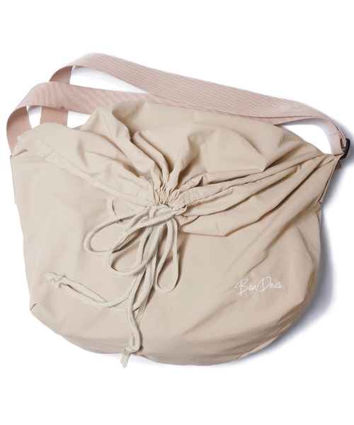 BEN DAVIS(ベンデイビス)の「《BEN DAVIS》NYLON DRAW STRING SHOULDER BAG(ショルダーバッグ・レディース・オフホワイト/ブラック/カーキ/ベージュ・FREE)」の16枚目の写真