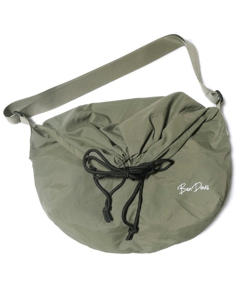 BEN DAVIS(ベンデイビス)の「《BEN DAVIS》NYLON DRAW STRING SHOULDER BAG(ショルダーバッグ・レディース・オフホワイト/ブラック/カーキ/ベージュ・FREE)」の17枚目の写真