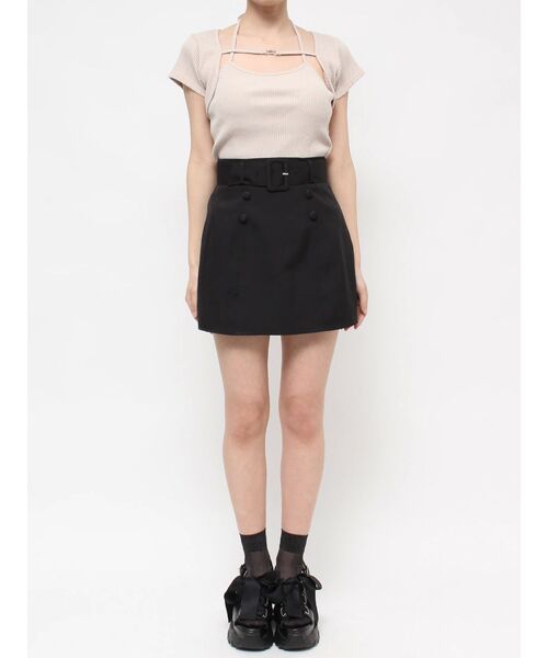 EATME（イートミー）の「ダブルボタンタイトスカート（スカート・レディース・ブラック/イエロー/その他1・SMALL/MEDIUM）」の12枚目の写真
