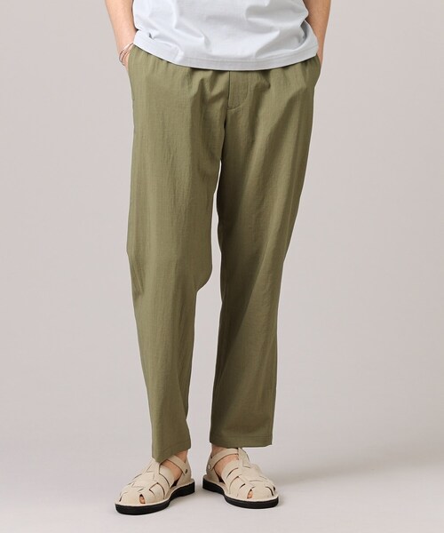 TAKEO KIKUCHI(タケオキクチ)の「◆【洗える/吸水速乾】リラックス イージーパンツ/セットアップ対応(その他パンツ・メンズ・カーキ/ブラック・04/03/02)」の2枚目の写真