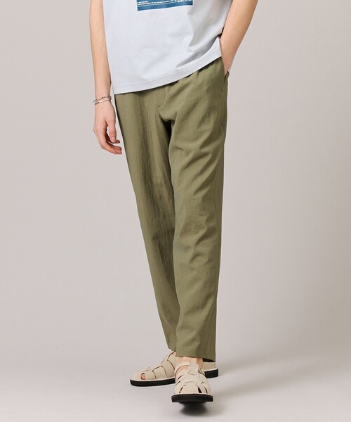 TAKEO KIKUCHI(タケオキクチ)の「◆【洗える/吸水速乾】リラックス イージーパンツ/セットアップ対応(その他パンツ・メンズ・カーキ/ブラック・04/03/02)」の4枚目の写真