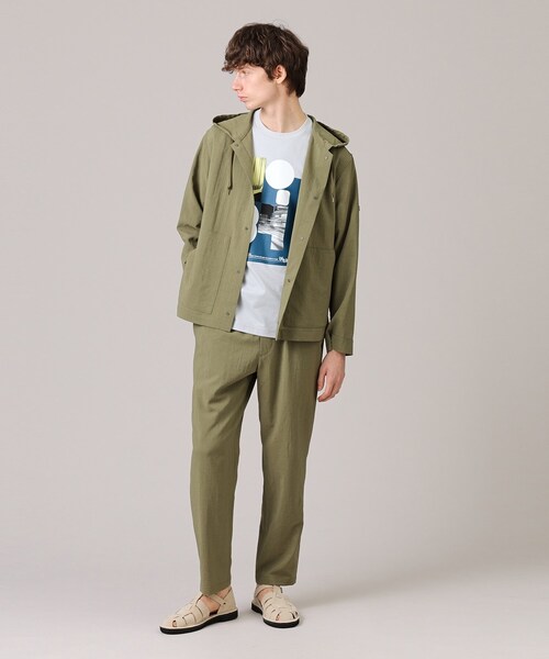 TAKEO KIKUCHI(タケオキクチ)の「◆【洗える/吸水速乾】リラックス イージーパンツ/セットアップ対応(その他パンツ・メンズ・カーキ/ブラック・04/03/02)」の8枚目の写真